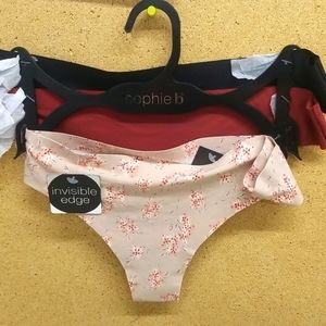 3 soft invisible edge thongs